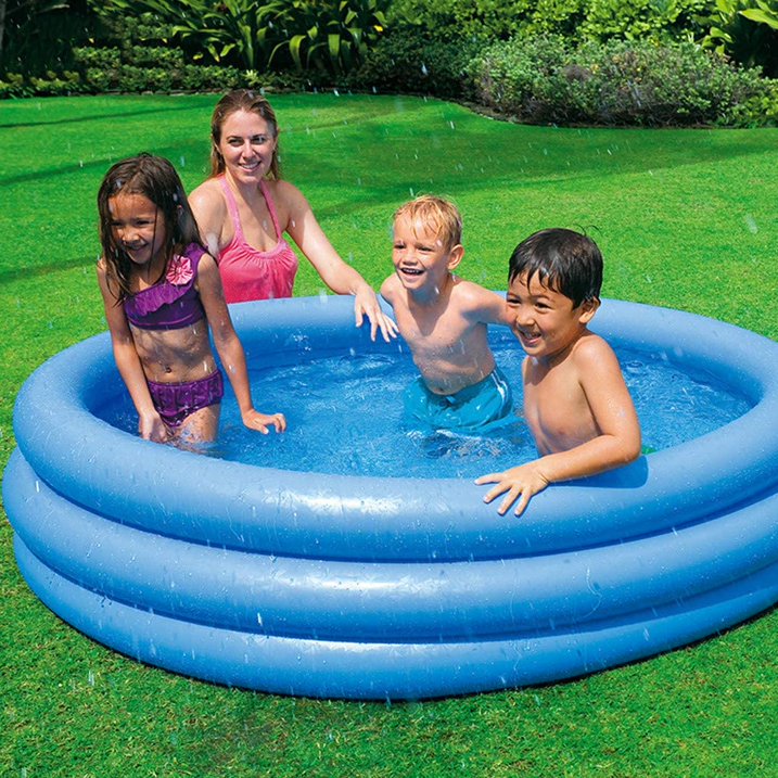 INTEX Crystal Blue Kids Swimming Pool 66"x15"