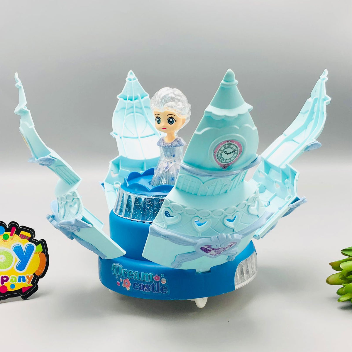 Multi-functional Rotating Doll Castle With Light & Music