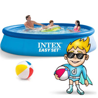 Intex Easy Set Puncture Resistant Pool - 10' x 24