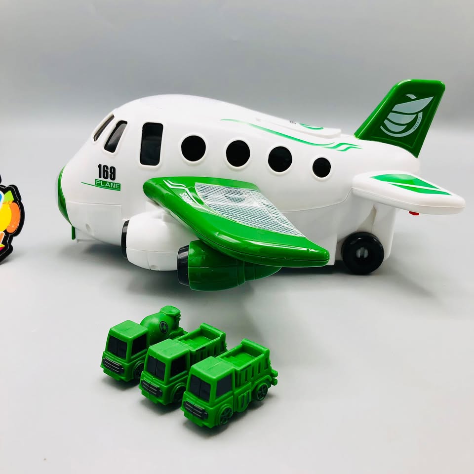 9* Inches 3in1 Battery Operated Stunt Catapult Plane With Light & Music