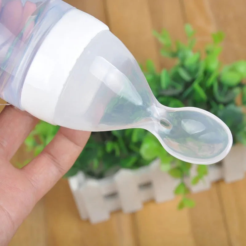 Silicon Newborn Baby Feeding Spoon