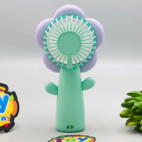 Rechargeable Mini Flower Themed Cooling Fan