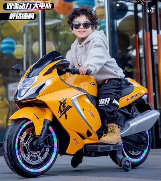 Kids Ride-on Hayabusa Bike With Light & Sound