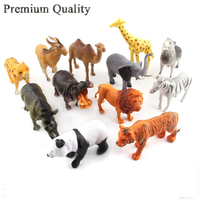 23Pcs Kids Wild Animal World Toy With Storage Box