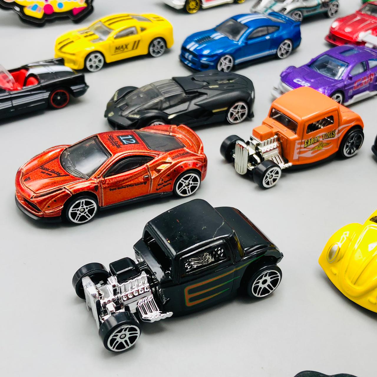 20Pcs Hot Wheels Diecast Mini Inertial Cars Set