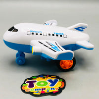 Mini ABS Inertial Cartoon Airplane - 1Pc