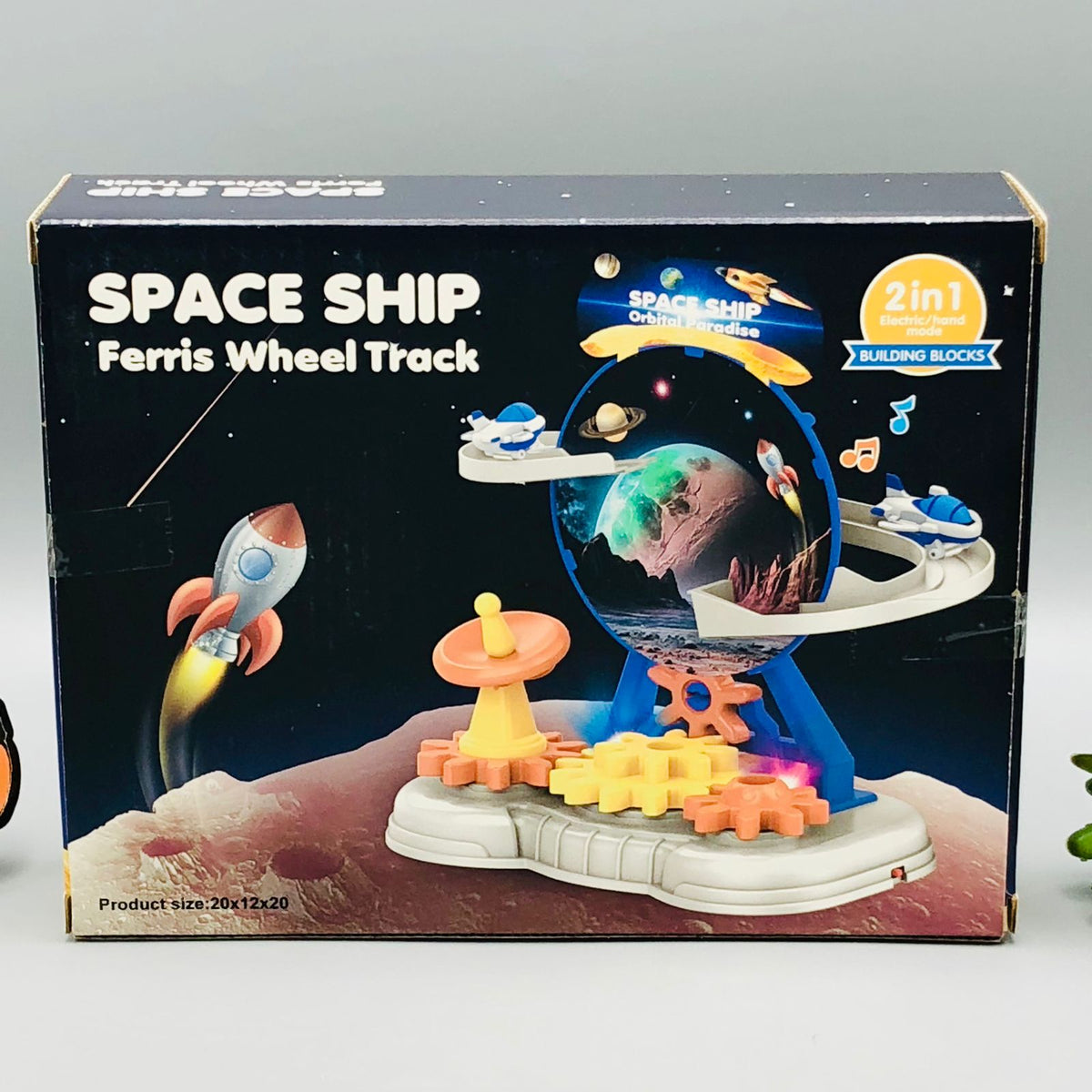 Magnetic Space Ship Orbital Paradise Track Set