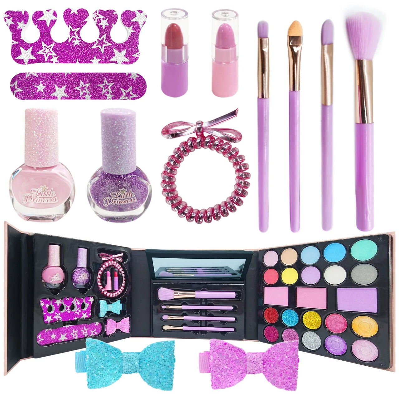 Realistic Little Princess Unique Makeup Kit-37 Pcs
