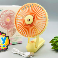 Multi-functional Mini Handheld & Desktop Fan With Light