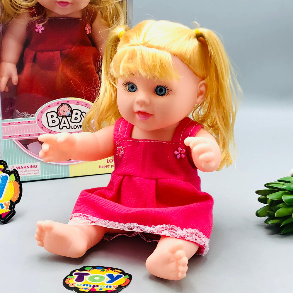 10* Inches Premium Movable Joints Girl Doll With Music