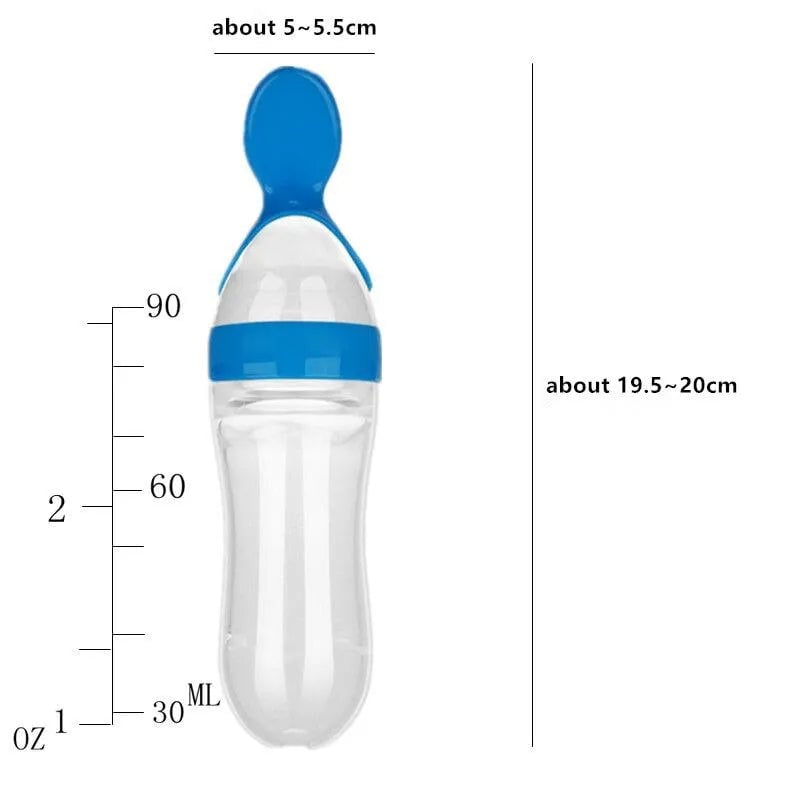 Silicon Newborn Baby Feeding Spoon