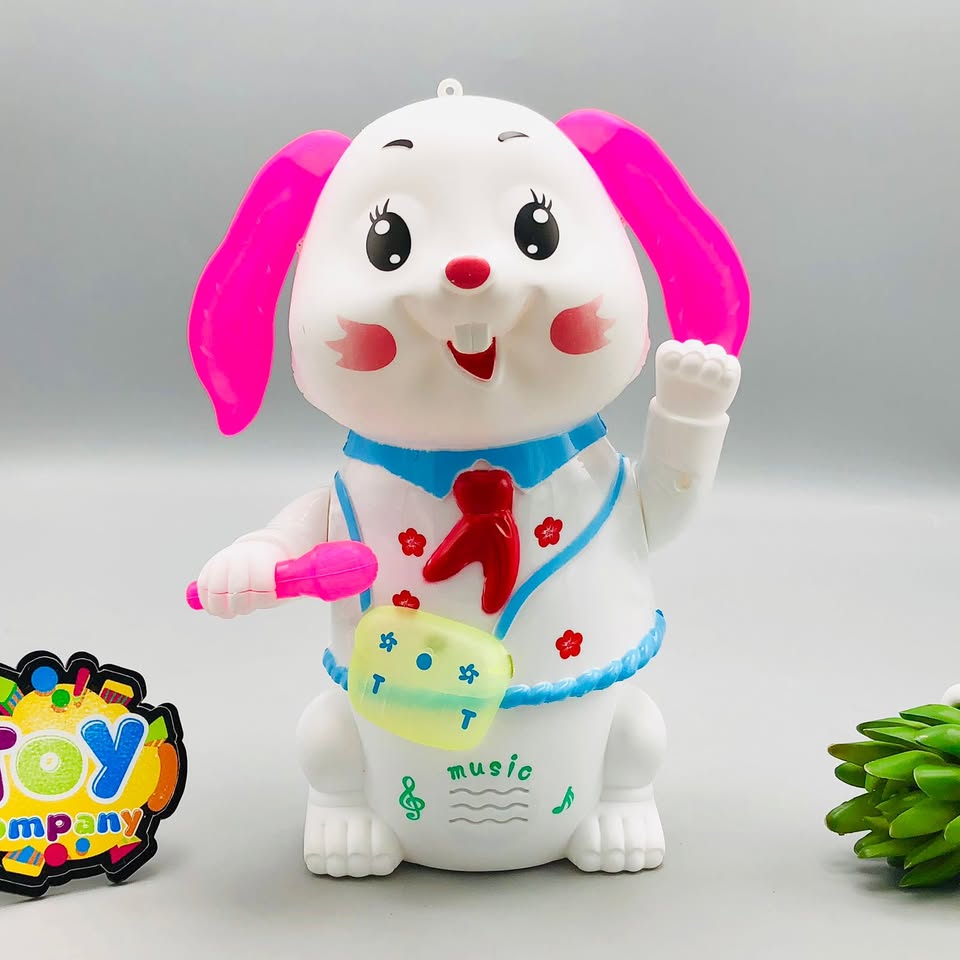 Electric Singer Rabbit With Light & Dance