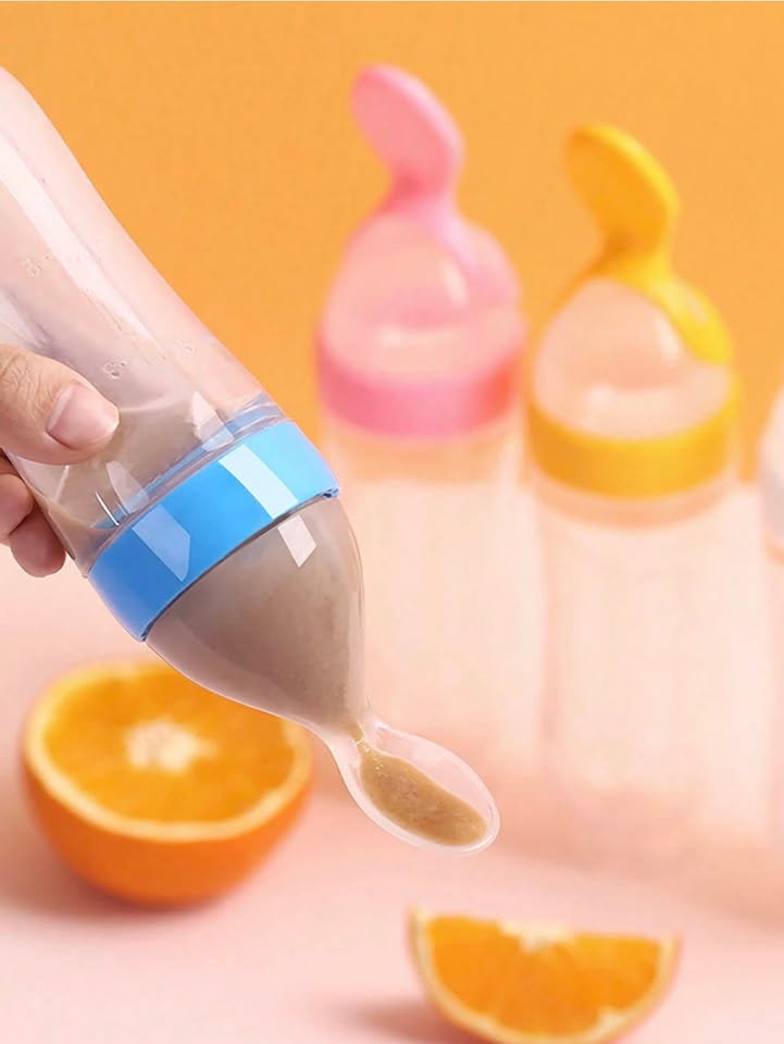 Silicon Newborn Baby Feeding Spoon