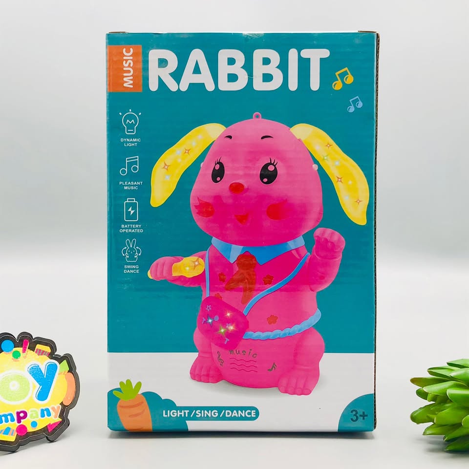 Electric Singer Rabbit With Light & Dance