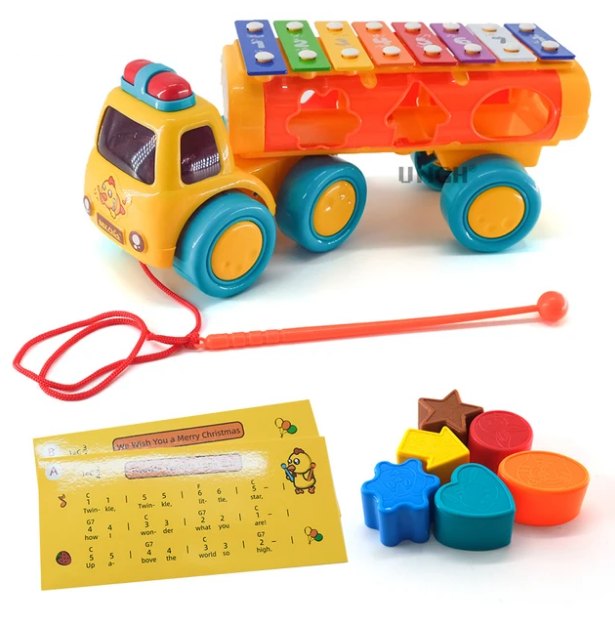 Musical Sprinkler Xylophone & Puzzle Truck