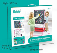 Children's Folding Easel Double-Sided Art Board