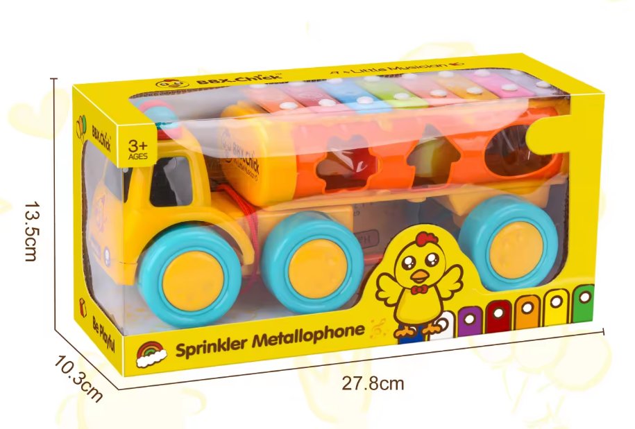 Musical Sprinkler Xylophone & Puzzle Truck