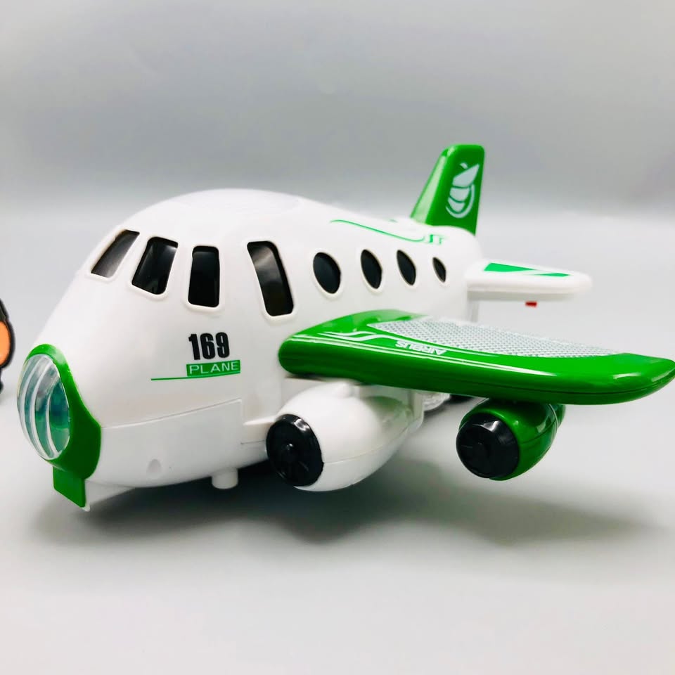 9* Inches 3in1 Battery Operated Stunt Catapult Plane With Light & Music