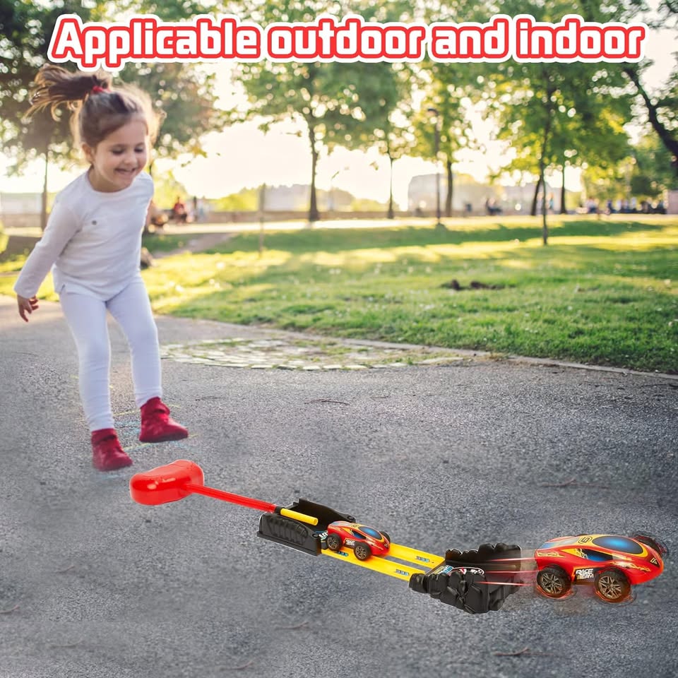 Car Launcher Champion Racing Track Set