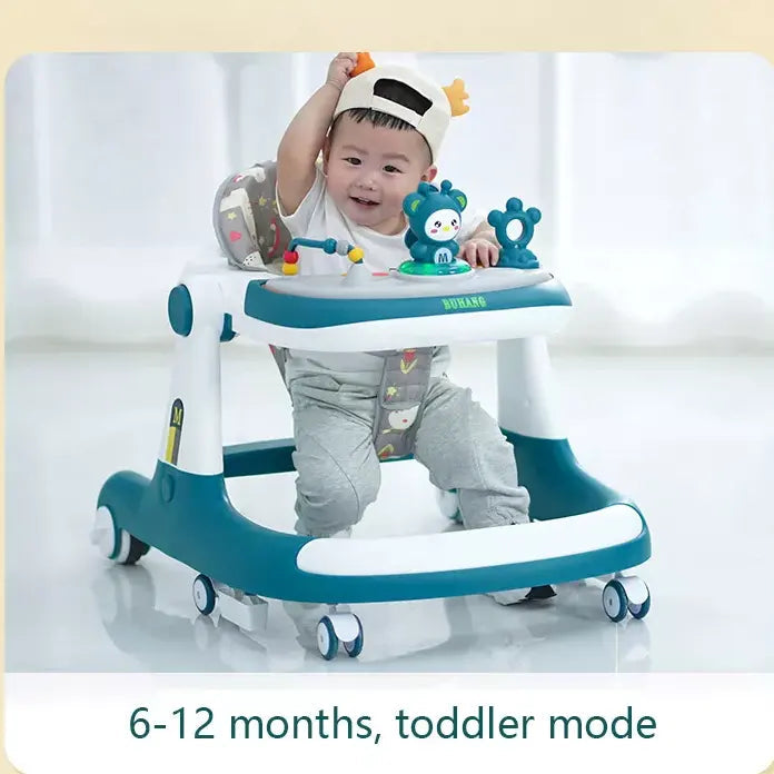 Multi-Functional Baby Walker-Blue