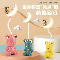 Rechargeable Cute Cartoon Moon Design Table Lamp