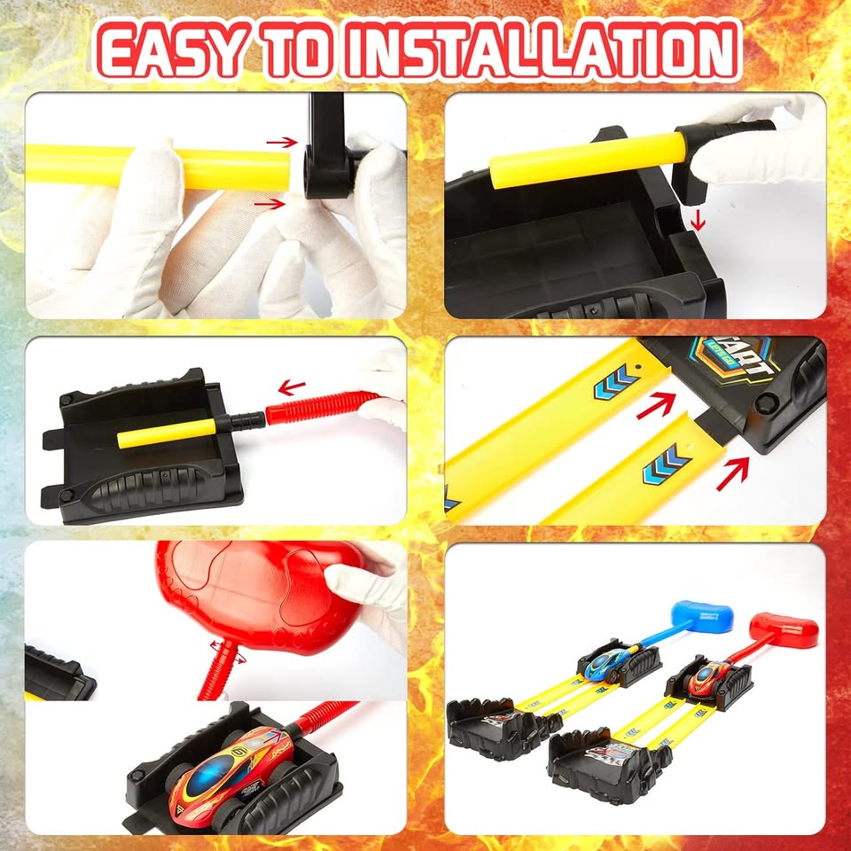 Car Launcher Champion Racing Track Set