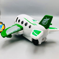 9* Inches 3in1 Battery Operated Stunt Catapult Plane With Light & Music