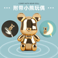 Rechargeable Cute Cartoon Moon Design Table Lamp