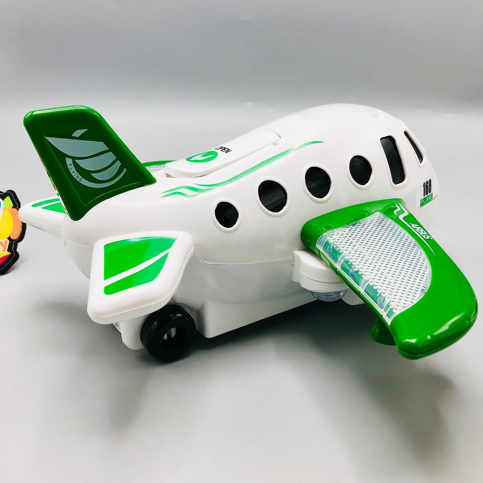 9* Inches 3in1 Battery Operated Stunt Catapult Plane With Light & Music