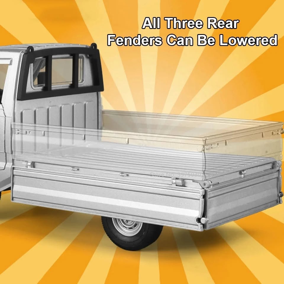 1:24 Diecast Suzuki Pickup Model Truck - Silver