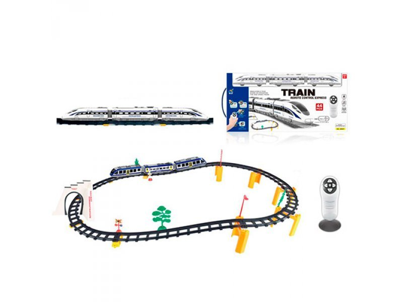 44Pcs Remote Control Express Train Track Set