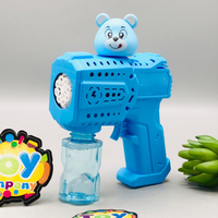 Kids Unique Electronic Colorful Bubble Gun