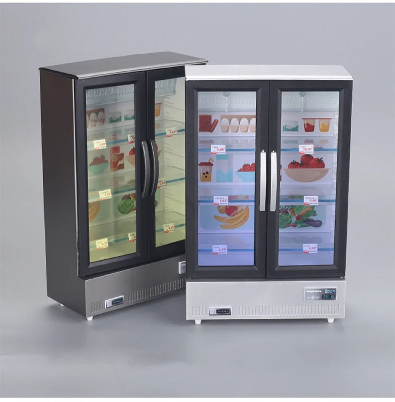 21Pcs Multi-functional Pretend Fridge With Light & Sound