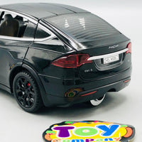 1:22 RC Diecast Tesla X Model Car With Smoke