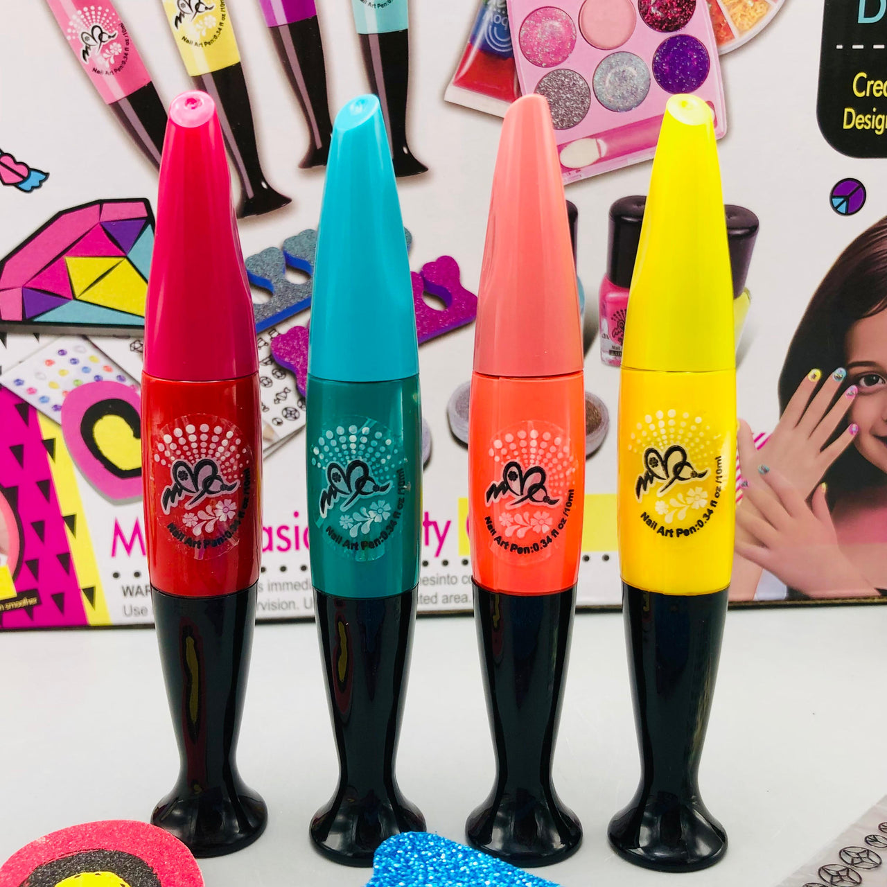 8Pcs Girls Realistic Nail Art Kit