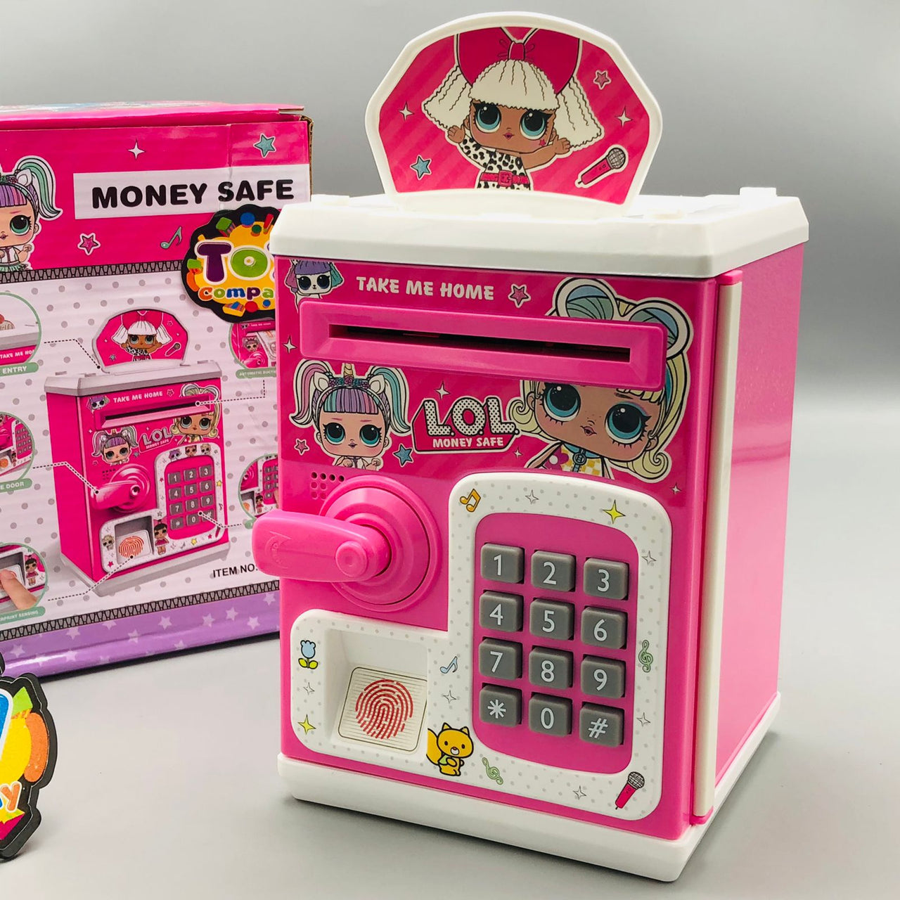 L.O.L. Fingerprint Piggy Bank With Light & Sound