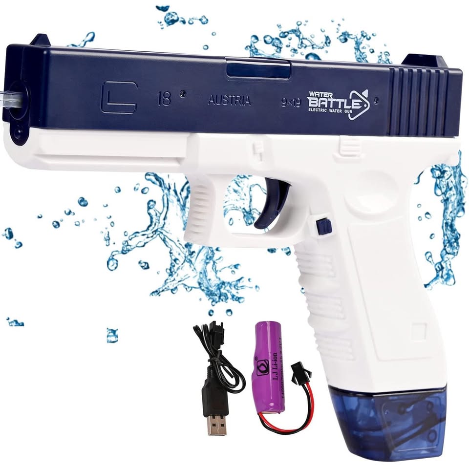 Electric Rechargeable Continuous Emission Water Gun