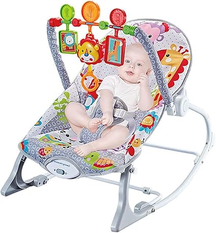 Musical Infant To Toddler Animal Design Rocker