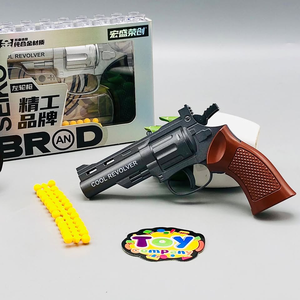 Seiko Brand Foldable Metal Revolver With Soft Pellets