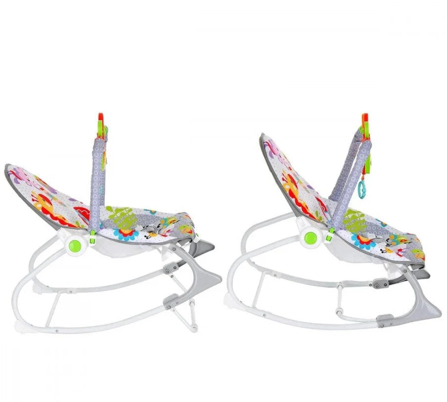Musical Infant To Toddler Animal Design Rocker