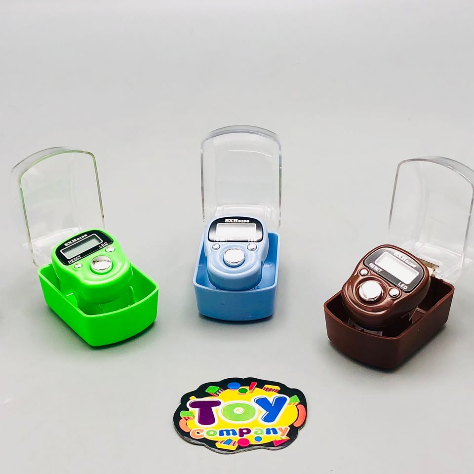 LED Light Digital Finger Counter With Box - 1Pc