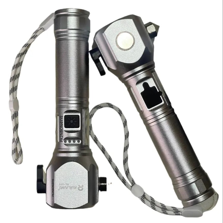 Multi-functional Metal LED Flashlight