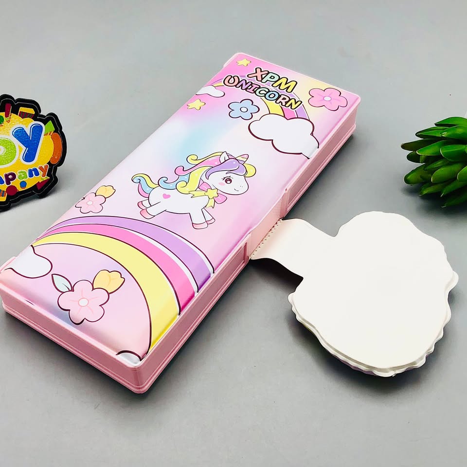 Cute Unicorn Design Double Sided Magnetic Geometry Box