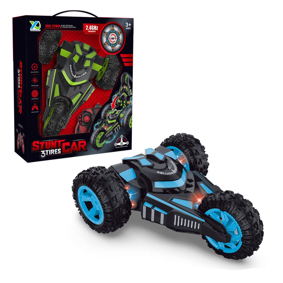 2.4GHz RC Double Sided Roll Stunt Car