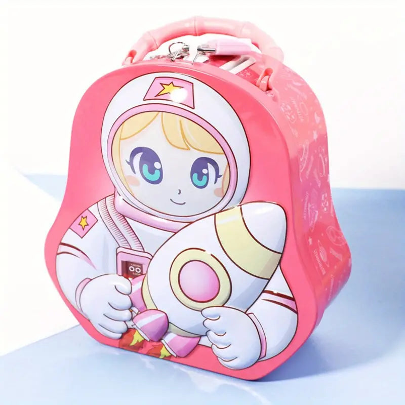 Astronaut Themed Kids Coin Saving Box