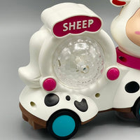 Double-Sided Sheep & Cattle Toy with Light & Sound