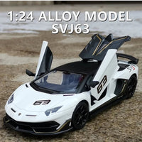 1:24 Diecast Lamborghini Aventador SVJ 63 Official Licensed Model