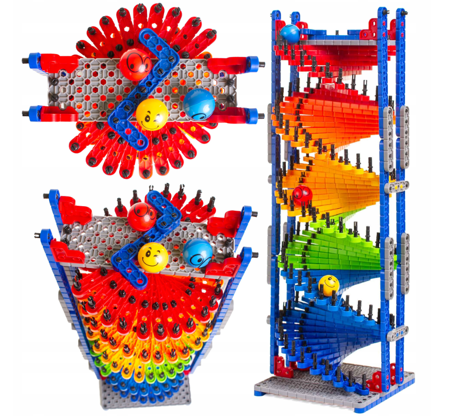 550Pcs Construction Blocks Tower Ball Race Track