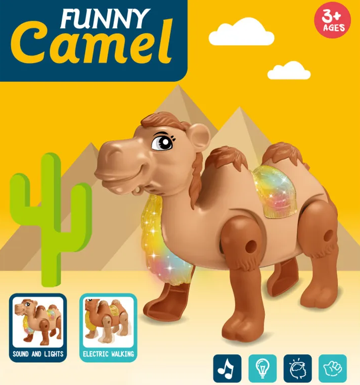 Funny Walking Camel with Lights and Sound