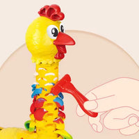 Kids Fun Feather Chicken Play Dough Set